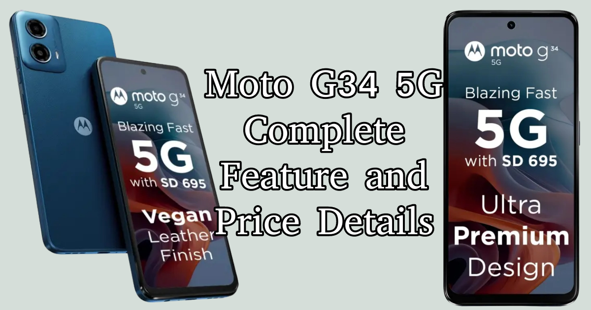 Moto G34 5G